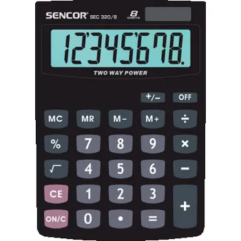 Kancelářská technika Kalkulačka Sencor SEC 320 displej 8 míst
