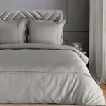 ArtFir Povlečení na dvojlůžko HAFT 4 | stříbrná/šedá 220 x 200 cm