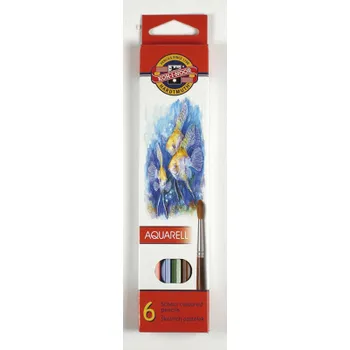 Pastelky Koh-i-noor Aquarel školní / 6ks
