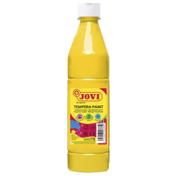 Tekuté temperové barvy JOVI PREMIUM v lahvi - 500 ml / žlutá