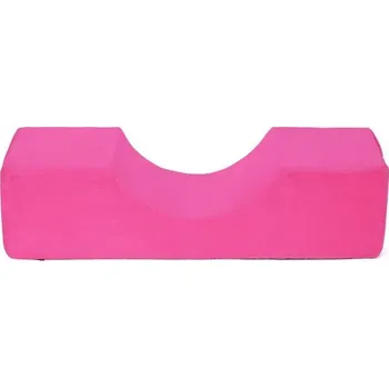 Polštář Měkký krční polštář z paměťové pěny na prodlužování řas | kosmetický polštář, krční polštář - Růžovo-červeno-flanel