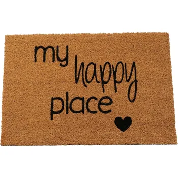 Rohožka Boltze Home Kokosová rohožka, HAPPY PLACE, 40 x 60 cm