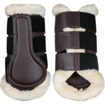 Koňské kamaše Kamaše Comfort Mesh HKM,hnědá, L