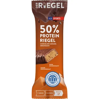 ALDI SPORTS Proteinová tyčinka 50 čokoláda karamel 45g