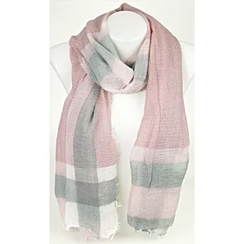 Bavlněná šála vzor 2 Barva: starorůžová