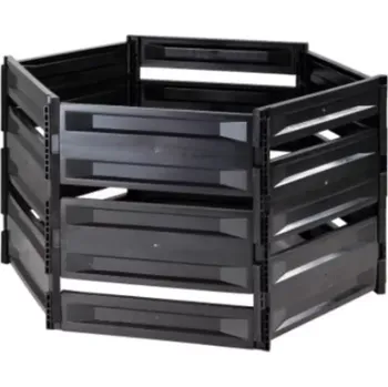 Kompostér KOMPOSTOVACÍ SILO PLASTOVÉ 650 L, ROZM. 1250 X 1250 X 720 MM, 18 KG