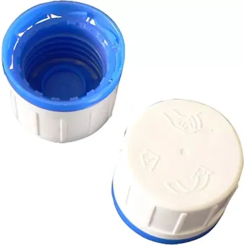805-84200 PP ŠROUBOVACÍ UZÁVĚR MODRO BÍLÝ S DĚTSKOU POJISTKOU