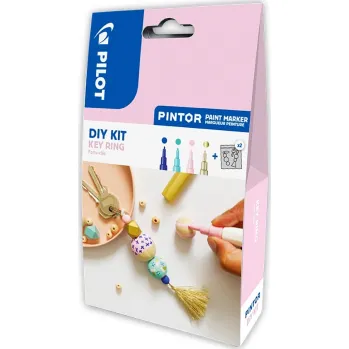Popisovač Pilot Pintor PŘÍVĚSEK NA KLÍČE / sada 4 ks