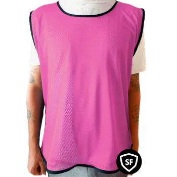 Ostatní Rozlišovací dres s lemem růžová UK Junior