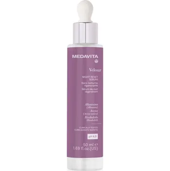 Pleťové sérum Medavita Velour Night Reset Serum obnovující sérum na tvář a vlasovou pokožku 50 ml