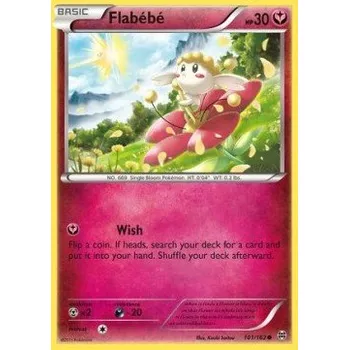 Sběratelská karetní hra Pokémon BKT 101/162 Flabébé - BREAKthrough Stav: Excellent, Verze: NORMAL