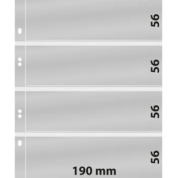 Obal pro sběratelský předmět Lindner Multi Collect - 4 kapsy (190 x 56 mm) Varianta: průhledná