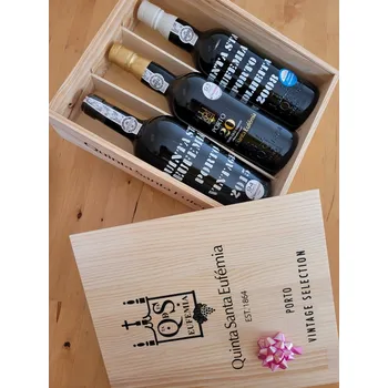 Víno Quinta de Santa Eufemia Dárkové balení exkluzivních portských vín Vintage 2016, Colheita 2008, 20y Tawny (3ks) 0,75 l