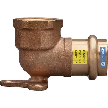 Fitinka Cu lisovací nástěnka 15 x 1/2"