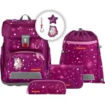 Školní aktovka Step by Step CLOUD, Sweet Unicorn Nuala - 5dílný set