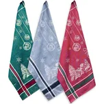 Utěrka kuchyňská z egyptské bavlny 50x70 cm, VÁNOCE, sada 3ks,HOME ELEMENTS