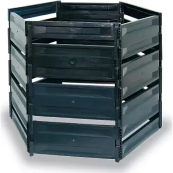 Kompostér KOMPOSTOVACÍ SILO PLASTOVÉ 900 L, ROZM. 1250 X 1250 X 1000 MM, 19 KG