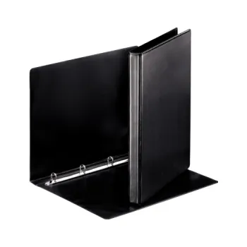 Pořadač Esselte A4 kroužkový prezentační 4 - kroužek 3 cm / černá