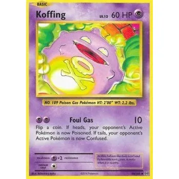 Volný čas Pokémon EVO 050/108 Koffing - Evolutions Stav: Near Mint, Verze: NORMAL