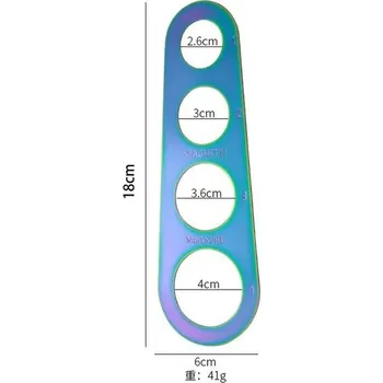 Odměrka na špagety | kuchyňské potřeby - na 1 až 4 porce - Modrá