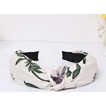 Čelenka Čelenka široká pro dámy a dívky | dámská čelenka | vlasové doplňky - styl 7-bílý