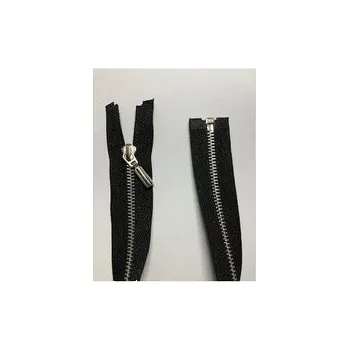 Zip kovový zip niklový P6-Ni-035 cm-D-aret- PALKA-černý, doprodej celé balení