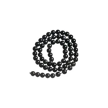 Dětské navlékací korálky Obsidián duhový, 4 mm (90 ks)