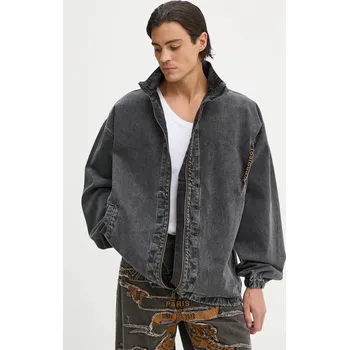 Pánská větrovka Džínová bunda Y/Project EVERGREEN PINCHED LOGO DENIM WINDBREAKER, M, šedá, 90J