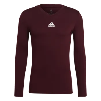Pánské tričko Adidas Teamsport Team Base dlouhý rukáv vínová UK M