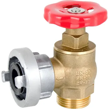 Hydrant Ventil hydrantový D25 1", mosazný, včetně spojky