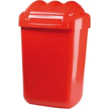Odpadkový koš ODPADKOVÝ KOŠ LAFA 15 L, ROZM. 29,5 X 26,5 X 39 CM, ČERVENÝ