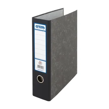 Archivační box Pořadač archivní Emba A4 papírový / 8 cm / černá