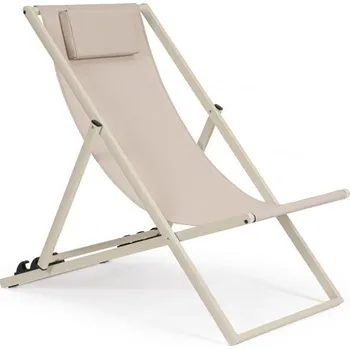 Zahradní lehátko BIZZOTTO Zahradní polohovatelné lehátko TAYLOR béžové 0663862