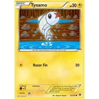 Karetní hra Pokémon PLB 031/101 Tynamo - Plasma Blast Stav: Near Mint, Verze: NORMAL