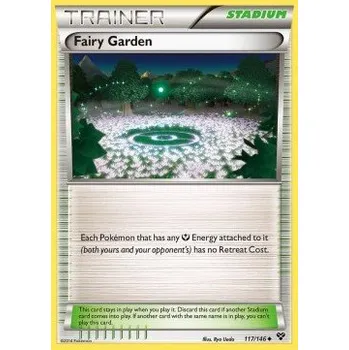 Sběratelská karetní hra Pokémon XY 117/146 Fairy Garden - XY Stav: Excellent, Verze: NORMAL