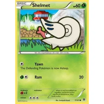 Sběratelská karetní hra Pokémon PLB 007/101 Shelmet - Plasma Blast Stav: Near Mint, Verze: NORMAL