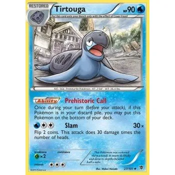 Karetní hra Pokémon PLB 027/101 Tirtouga - Plasma Blast Stav: Near Mint, Verze: NORMAL