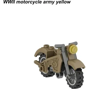 ostatní stavebnice Stavebnice vojenské motorky | Styl Lego - 4