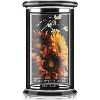 Svíčka Kringle Candle svíčka Reserve Sunflower & Suede (sójový vosk), 623 g