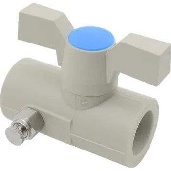 Vodovodní potrubí Kulový kohout PPR s vypouštením d 25 mm, plast