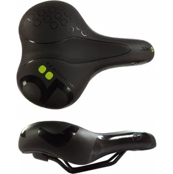 Sedlo na kolo Sedlo DDK MTB D2261 dámské černo-zelené