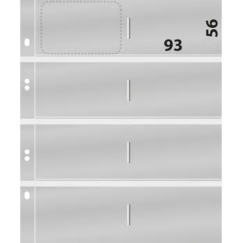 Obal pro sběratelský předmět Lindner Multi Collect - 8 kapes (93 x 56 mm)