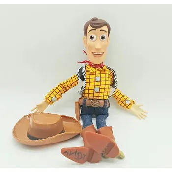 Dřevěná hračka Mluvící Woody a Jessie Toy Story akční figurky - Woody