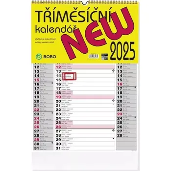 Kalendář Horucka Lucia Nástěnný kalendář Tři Grácie 2025