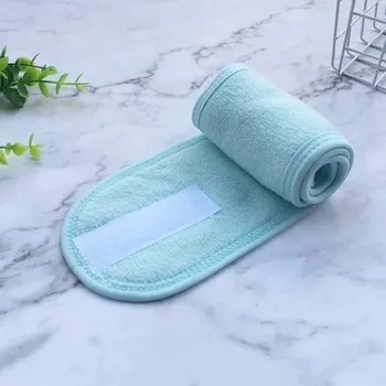 Čelenka Široká čelenka na vlasy | kosmetická čelenka | čelenka na odličování - modrý