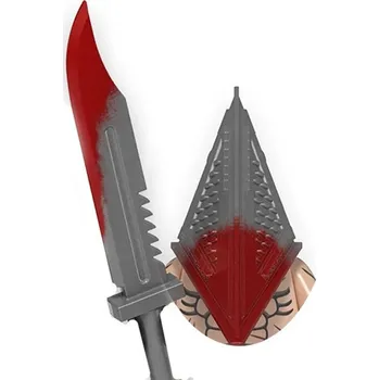 Stavebnice LEGO Halloweenské minifigurky Jason Voorhees a Scream Killer | lego styl - WM2055