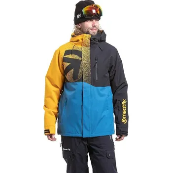 Sportovní oblečení bunda Meatfly Shader - Sunflower/Blue L