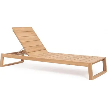 Zahradní lehátko BIZZOTTO Dřevěné zahradní lehátko JEREMY hnědé 0804537
