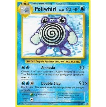 Sběratelská karetní hra Pokémon EVO 024/108 Poliwhirl - Evolutions Stav: Near Mint, Verze: NORMAL