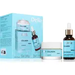 Delia Cosmetics Collagen Set Delia Cosmetics Collagen hydratační sérum na obličej, krk a dekolt 30 ml + Delia Cosmetics Collagen hydratační denní krém na obličej 50 ml